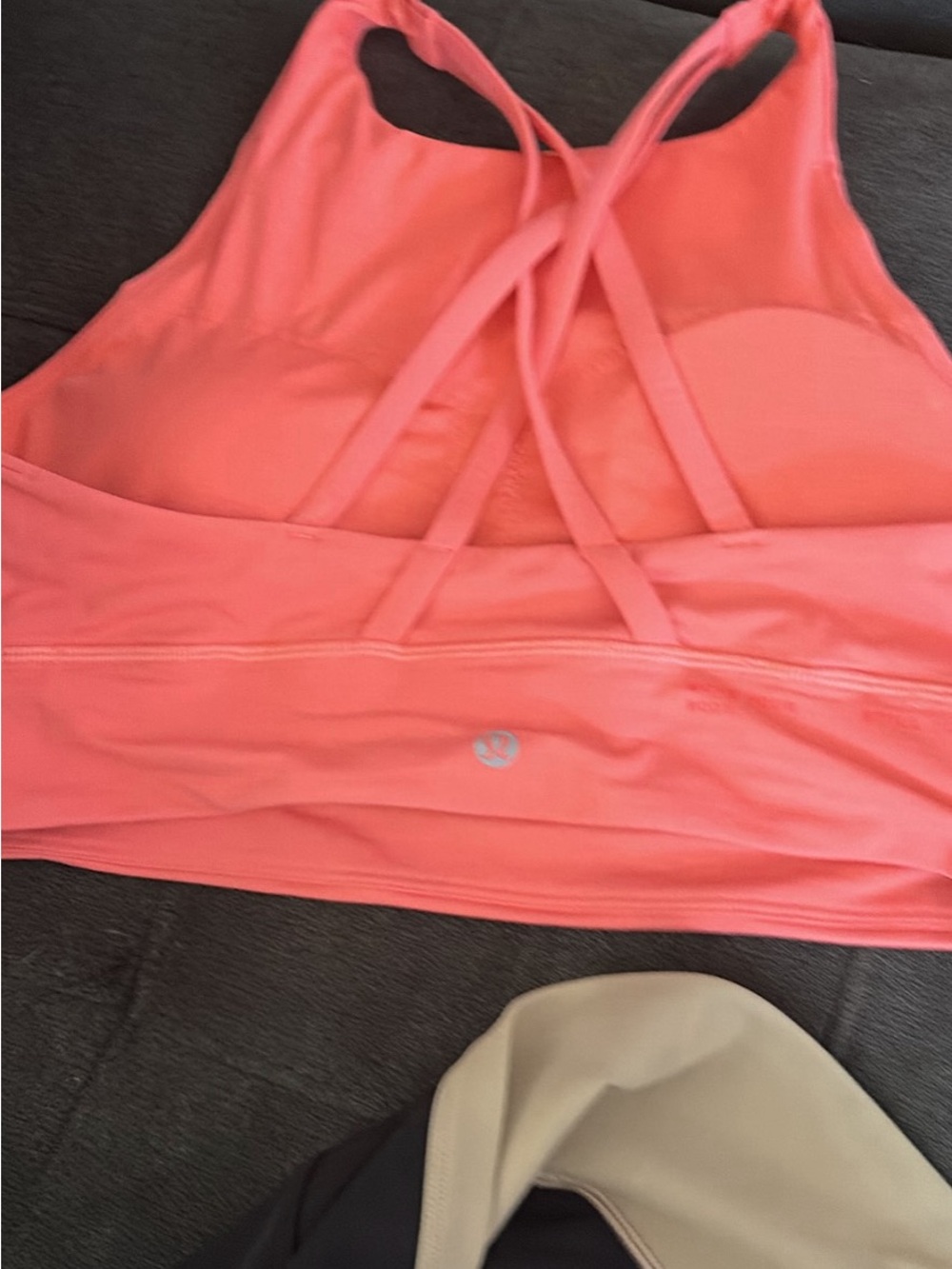 lululemon athletica Coral Crossback Strappy Sports Bra